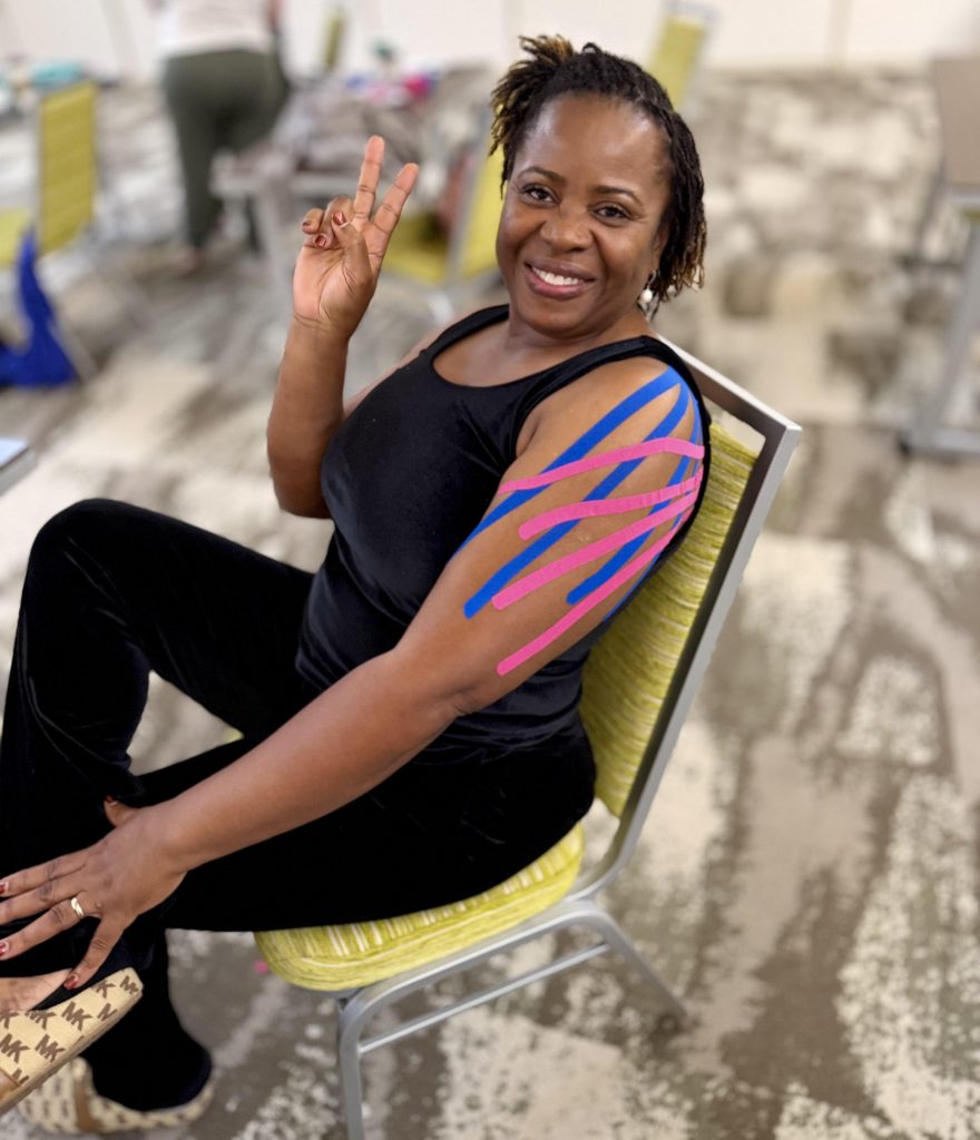 How Kinesiology Tape Supports Advanced Lymphatic System Drainage chichi attending the academy of lymphatic sudies training