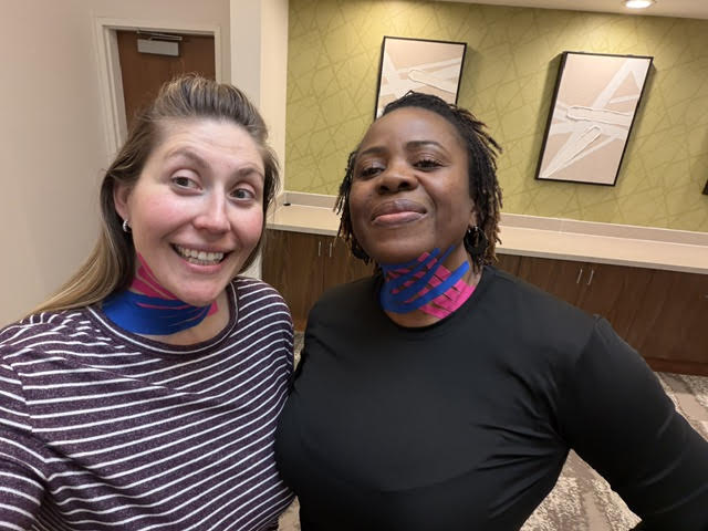 lymphedema management affecting head neck and lymphatic correction with elastic tape