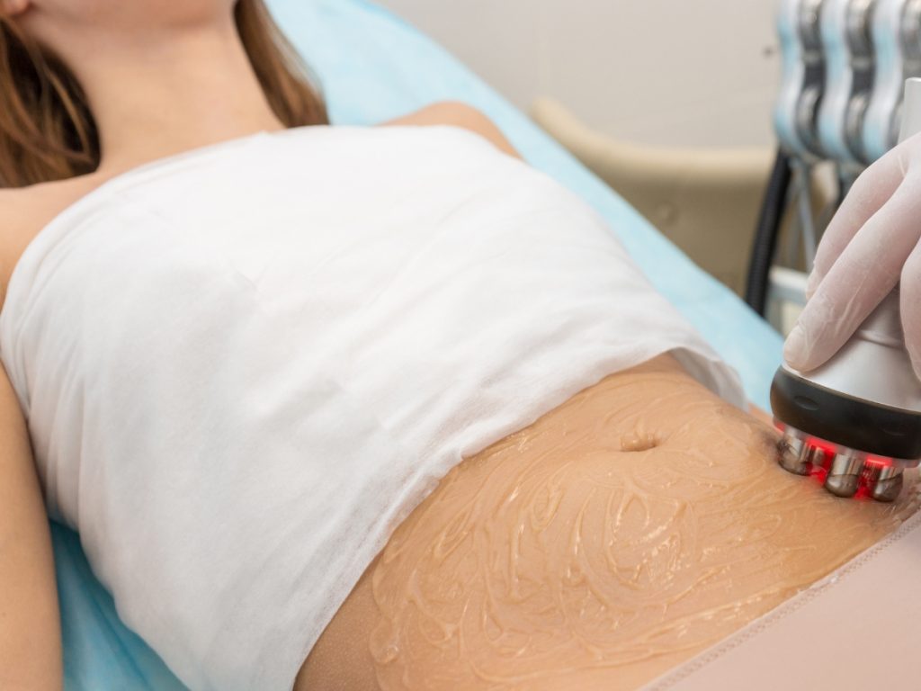 gifted hands radio frequency to improve circulation , tighten skin, and body contouring