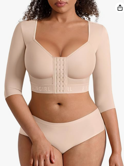feelingirl arm shaper for women arm compression sleeves post surgical slimming
